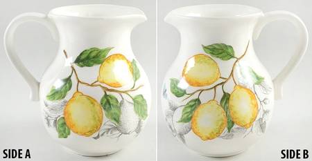 Sketch Lemon 72 Oz Pitcher