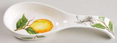 Sketch Lemon Spoon Rest/Holder (Holds 1 Spoon)