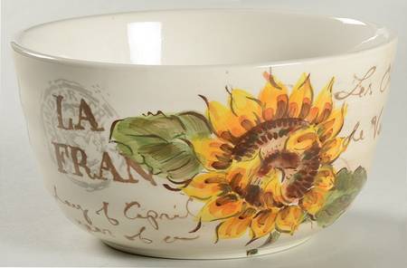 Sunflower Crown Soup/Cereal Bowl