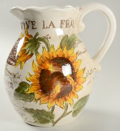 Sunflower Crown 78 Oz Pitcher