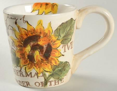 Sunflower Crown Mug