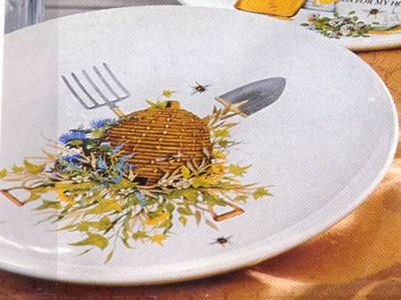 Bee Dessert/Pie Plate