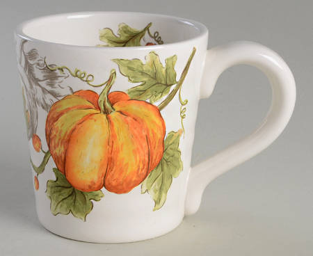 Pumpkin Flower Mug