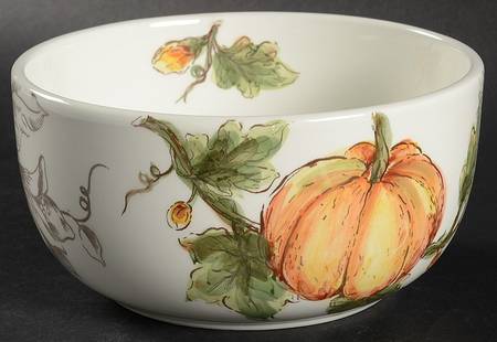 Pumpkin Flower Soup/Cereal Bowl
