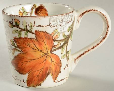 Golden Leaves Mug