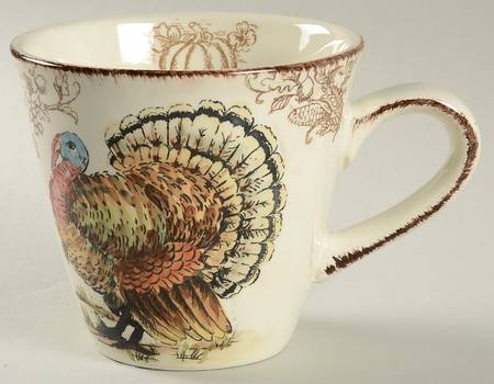 Turkey Toile Mug