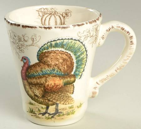 Turkey Toile Mug