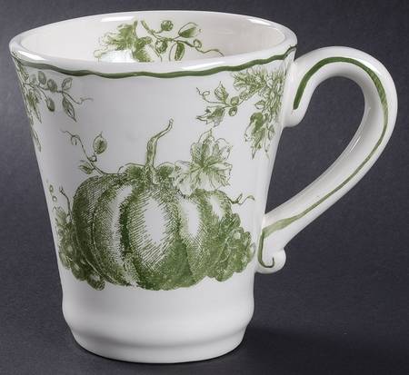 Pumpkin Toile Mug