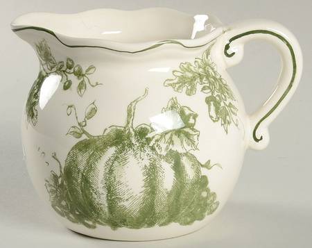 Pumpkin Toile Creamer