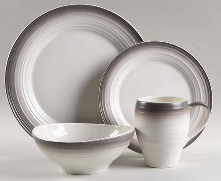 Swirl-Ombre Mocha 32 Piece Estate Set