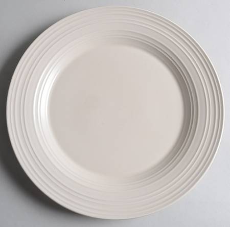 Swirl-Cream 12" Chop Plate (Round Platter)