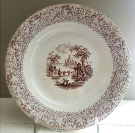 Peking Scroll Dinner Plate