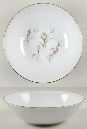 French Rose 9" Round Vegetable Bowl