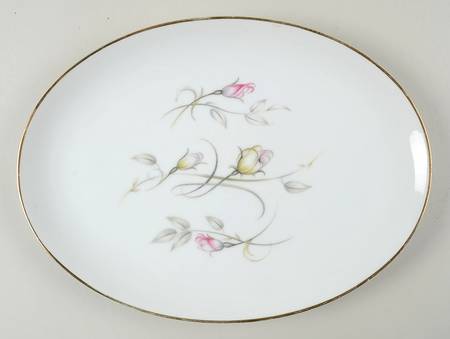 French Rose 12" Oval Serving Platter