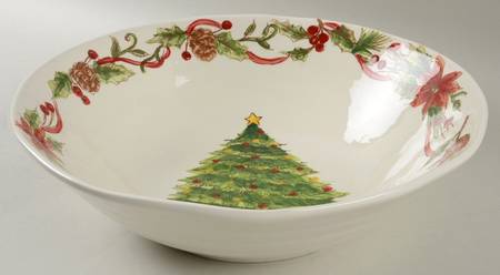 Tree & Bough 12" Round Serving Bowl