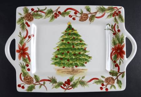 Tree & Bough 15" Handled Tray