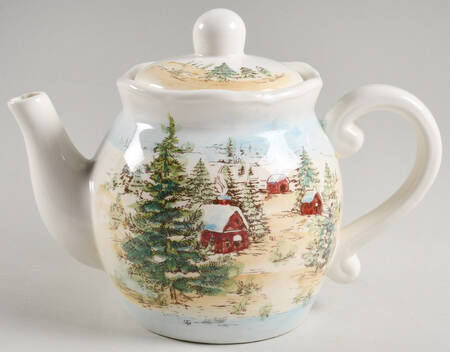 Snowville Teapot & Lid