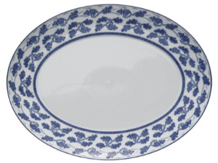 Blue Shou 13" Oval Serving Platter