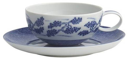 Blue Shou Breakfast Cup & Saucer Set