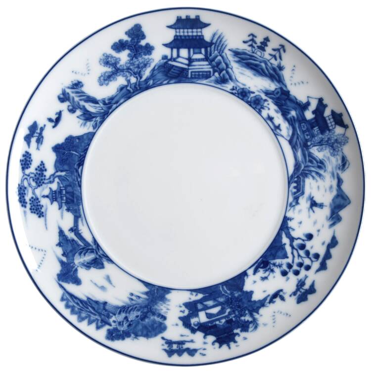 Blue Shou Salad/Dessert Plate