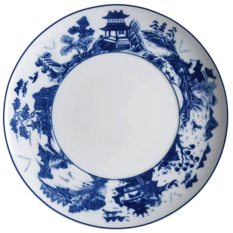 Blue Shou Dinner Plate