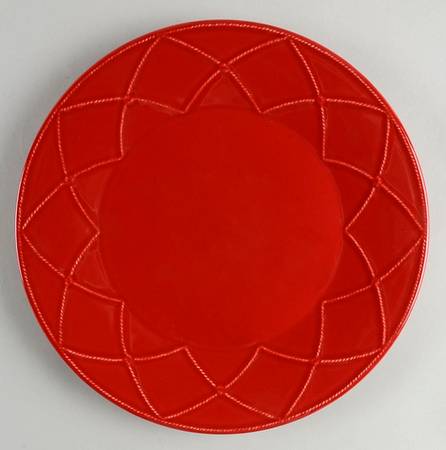 M2A15 Red Dinner Plate