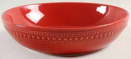 M2A20 Red 8" Individual Pasta Bowl