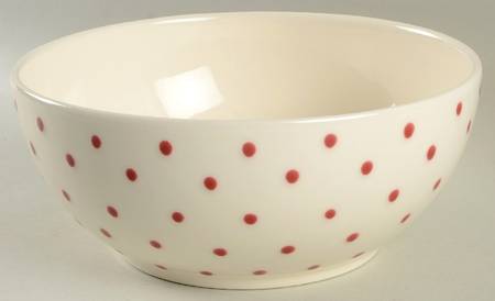 M2A24 Red 9" Round Serving Bowl