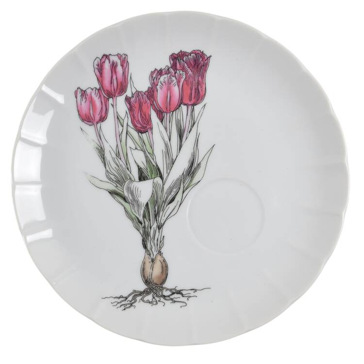 Tulip Snack Plate