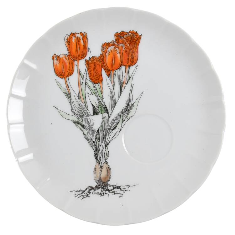 Tulip Snack Plate