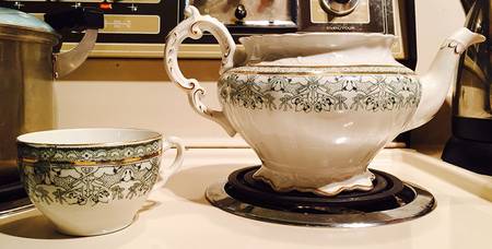 Manhattan Green Teapot No Lid