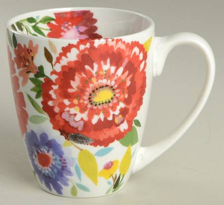 Provence Garden Zinnia Mug