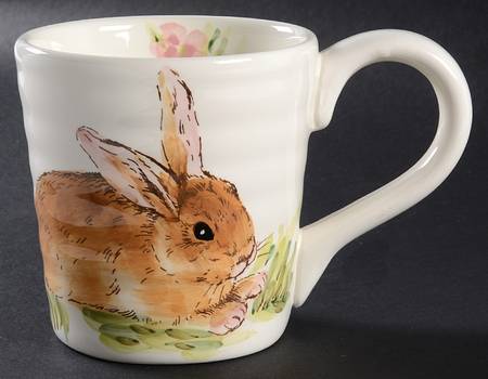 Watercolor Bunny Mug