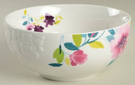 Meadow Violets Soup/Cereal Bowl