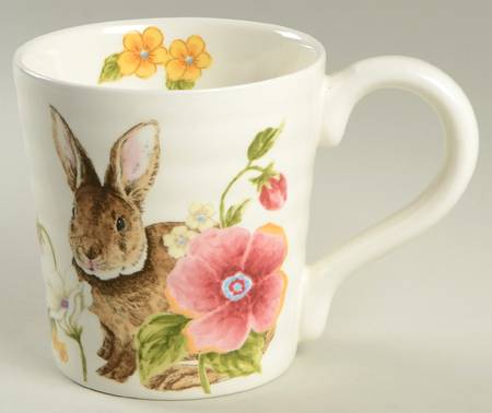 Floral Bunny Mug