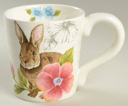 Floral Bunny Mug