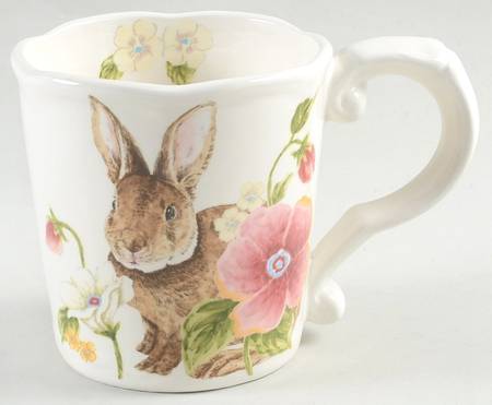Floral Bunny Mug