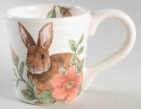 Floral Bunny Mug