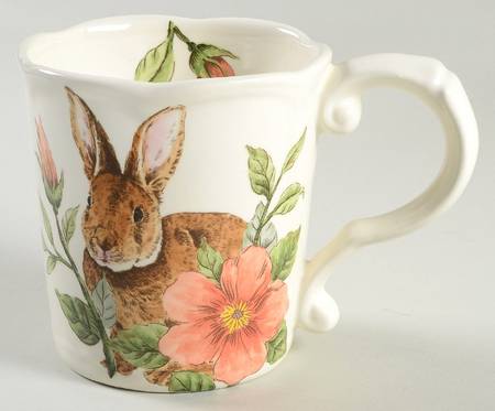 Floral Bunny Mug