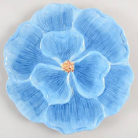 Floral Bunny Flowe Shape Dinner Plate