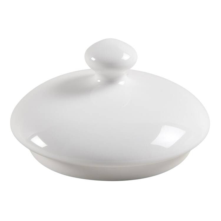 Swirl White (Bone) Lid for Sugar Bowl