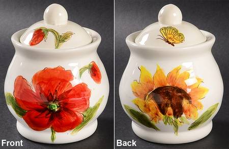 Summer Breeze Sugar Bowl & Lid