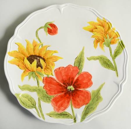 Summer Breeze 14" Chop Plate (Round Platter)