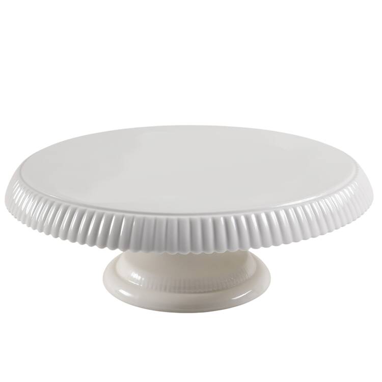 Fleur 11" Diameter Pedestal Cake Stand