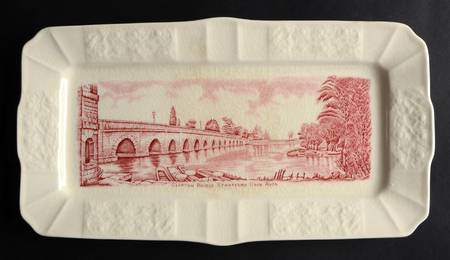 Shakespeare Land Pink (Embossed) Large Sandwich Tray