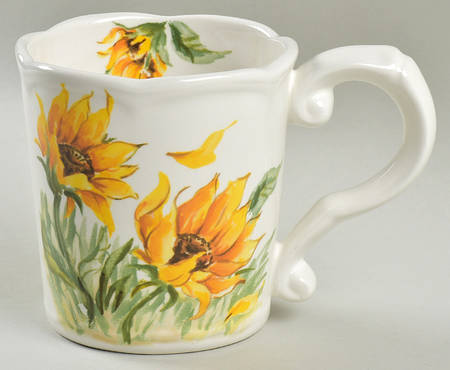 Flowing Sunflower Mug