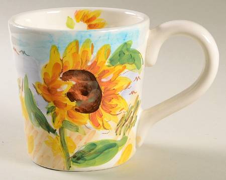 Flowing Sunflower Mug