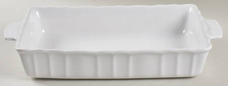 Romantica White 16" Rectangular Baker