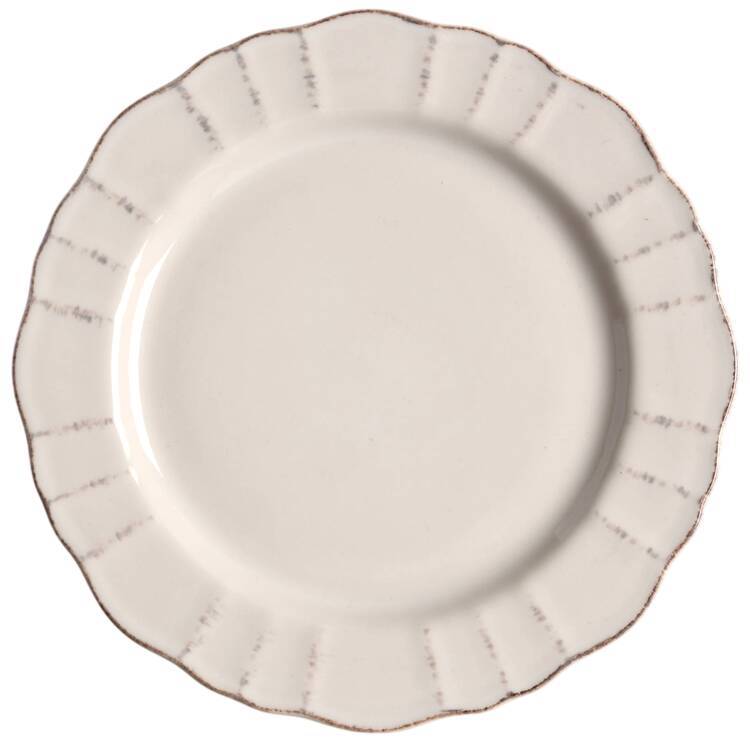 Romantica White Salad Plate