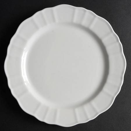 Romantica White Salad Plate